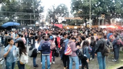 Prepas 4 y 5 de la UNAM en paro a dos años de la desaparición de los 43