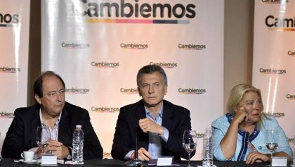 Sin la prensa y con Carrió casi muda, se lanzó la Mesa Nacional de Cambiemos