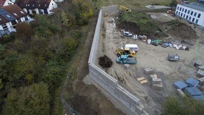 Construyen un nuevo muro contra los refugiados en Munich