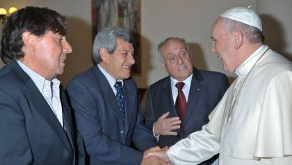 De Gennaro y Micheli tienen su foto en el Vaticano