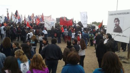 Desde Arroyito, ATEN exigió juicio y castigo a Sobisch y los responsables del asesinato de Fuentealba