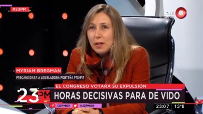 Myriam Bregman en 23 PM - YouTube