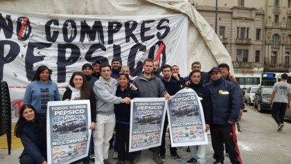 Solidaridad de los jaboneros de Procter con la lucha de Pepsico