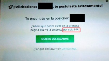 Empleos Bumeran: hacer negocio con la desesperación de la gente