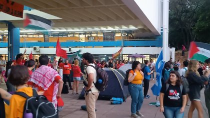 Estudiantes de la Universidad de San Pablo inician Campamento en defensa de Palestina