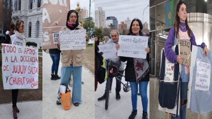 Docentes municipales contra los descuentos de Garro y por todos sus derechos