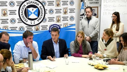 Massa a los patrones del campo: si se alían a Alberto “les bajamos 30 % los impuestos” 