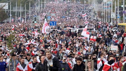 Nueva marcha contra Lukashenko por el fraude electoral y la libertad de los presos políticos