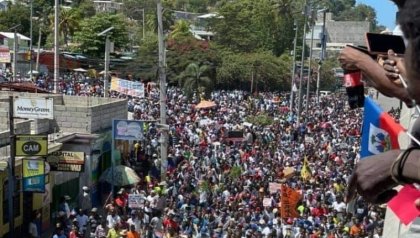 Protestas en Haití contra el régimen y la injerencia de Estados Unidos y el FMI