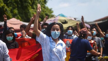 A 100 días del golpe en Myanmar la resistencia sigue en las calles