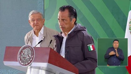 Fuerzas Armadas administran insumos para damnificados de Grace en Veracruz: AMLO