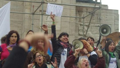 Patria Grande defiende el fraude en el cierre del Encuentro de Mujeres