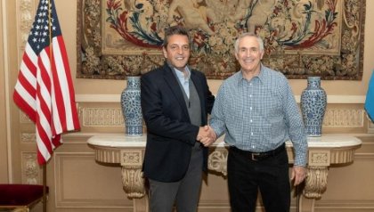 El embajador yanqui recibió a Massa: “Gracias Sergio, sigamos trabajando juntos”