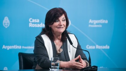 Para Kelly Olmos, la reunión que acordó que el salario mínimo sea una miseria fue “muy positiva”