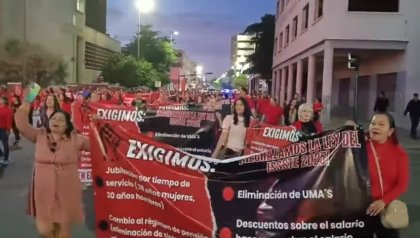 Hermosillo se suma a la lucha magisterial contra la Ley ISSSTE 