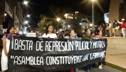 Pobladores se solidarizan con la lucha del pueblo de Puno y el gobierno amenaza con más represión