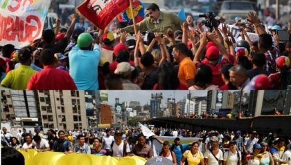 Pese al recule de Maduro la tensión continúa con marchas y llamados a las FF.AA.