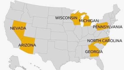 Estados Unidos: ¿qué son los swing states y por qué son tan importantes?