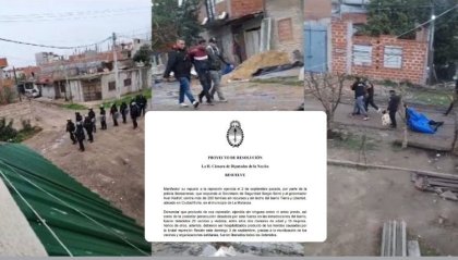 Repudian la represión de Berni y Kicillof contra las familias que luchan por el derecho a la vivienda 