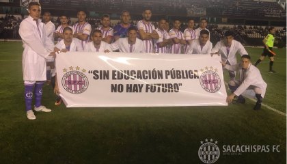 Sacachispas: ingenioso apoyo a la lucha por la educación pública