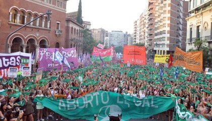 #8M en Córdoba: la marea verde volvió a tomar las calles