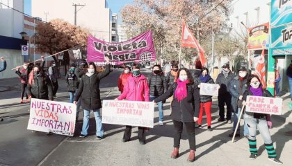 Importante actividad en el paro del Hospital Provincial Neuquén