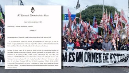 El Frente de Izquierda propone que se declare “crimen de Estado” a la Masacre de Avellaneda 