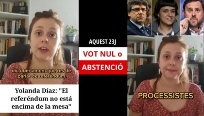 23J | Ni el procesismo ni los Comunes son alternativa contra la derecha y para retomar la lucha por la autodeterminación