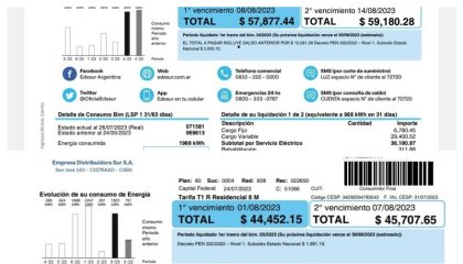 “Pasé de pagar $ 5.000 a $ 46.000”: el tarifazo del FMI y Massa en la luz