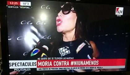 Moria Casán contra el #NiUnaMenos