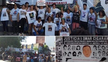 A siete años del crimen de Omar Cigarán a manos de la Policía: “¡El Estado es responsable!”