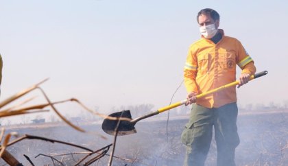 El insólito tuit de Cabandié por las quemas del delta del Paraná