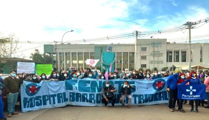  Trabajadores de la salud de Puente Alto envían saludos de apoyo a las y los funcionarios del Barros Luco que ya cumplieron 7 días movilizados