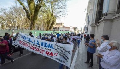 Corrientes: enfermeras protestan por salarios atrasados