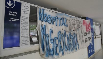 Asamblea en el hospital Misericordia