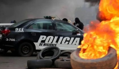 Misiones: el Gobierno dio $ 15 mil de aumento y los policías festejan el fin de sus reclamos