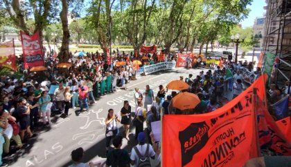 Histórica marea blanca en Rosario