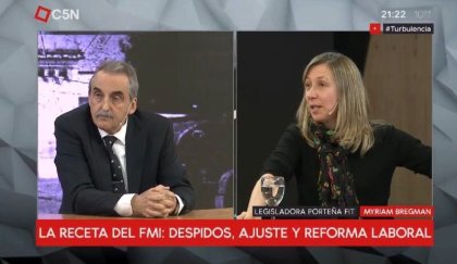 Myriam Bregman le señala duramente a Moreno el colaboracionismo del peronismo con Cambiemos - YouTube