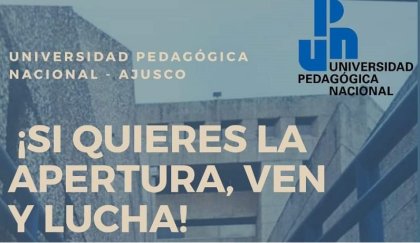 Estudiantes apoyan la lucha de las y los trabajadores administrativos de la UPN