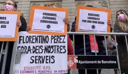 Trabajadoras SAD: ¡Fuera las manos de Florentino Pérez de nuestros servicios!