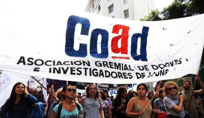 COAD convoca nuevamente a un paro por 48hs frente al reclamo salarial. 