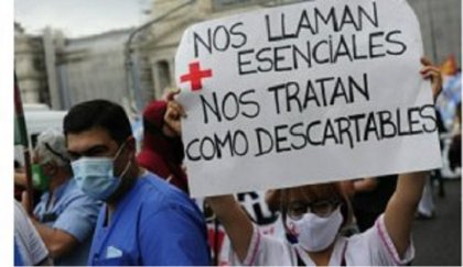 “Ni derecho a enfermarnos”: bronca entre trabajadores de la salud por los nuevos protocolos 