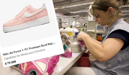 Nike: un par de zapatillas vale como un sueldo pero suspende obreras “por falta de insumos”