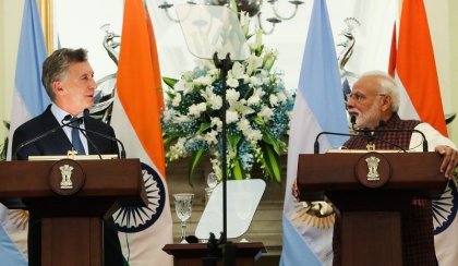 Macri en la India a la caza de inversiones 