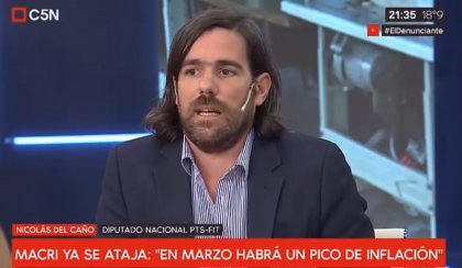 Nicolas del Caño "Una renegociación nos condena a más hambre, a más desocupación." - YouTube