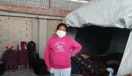 [Video desde Pisiga]: Mujer migrante embarazada denuncia riesgo de pérdida 