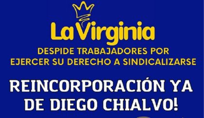 Denuncian despido antisindical en La Virginia en Mendoza