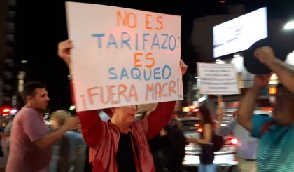 Nuevo ruidazo contra el aumento de tarifas 