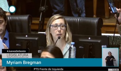 Myriam Bregman "No logramos que se discutan temas como el subterraneo en este recinto" - YouTube