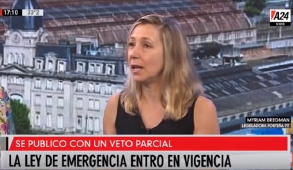 Myriam Bregman "Entre los bancos y los jubilados, no eligieron a los jubilados". - YouTube